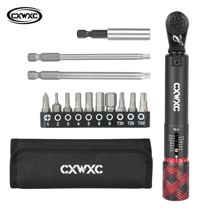 热销CXWXC自行车预置式扭力棘轮扳手公路山地可调扭矩内六角工具 - 图3