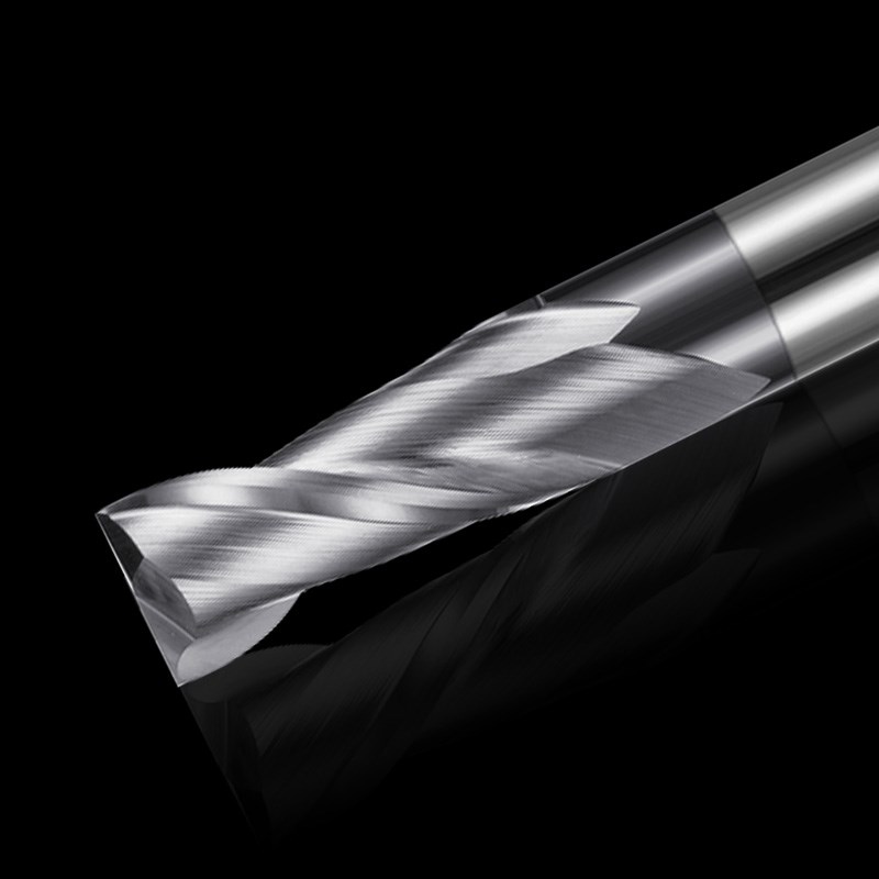 68度钨钢二刃键槽铣刀不锈钢专用两E齿硬质合金双刃加长键槽平底 - 图1