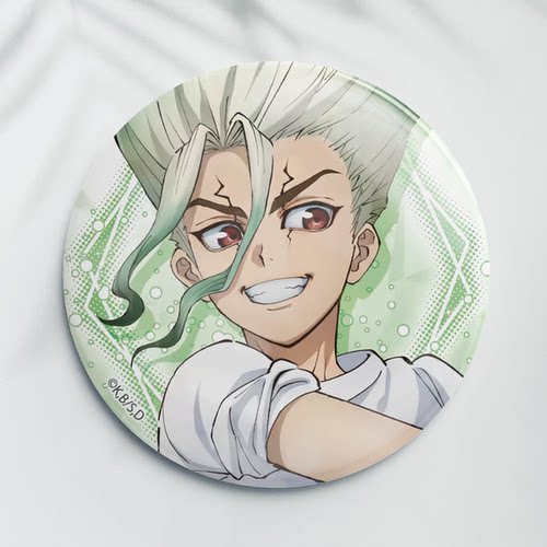 石纪元动漫周边水枪快闪8月大阪场系列吧唧徽章千空羽京狮子王司 - 图0