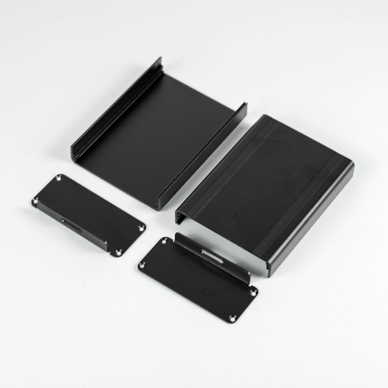 88*38定制加工仪表仪器pcb铝合金外壳体接线电源通讯设备型材盒子 - 图2