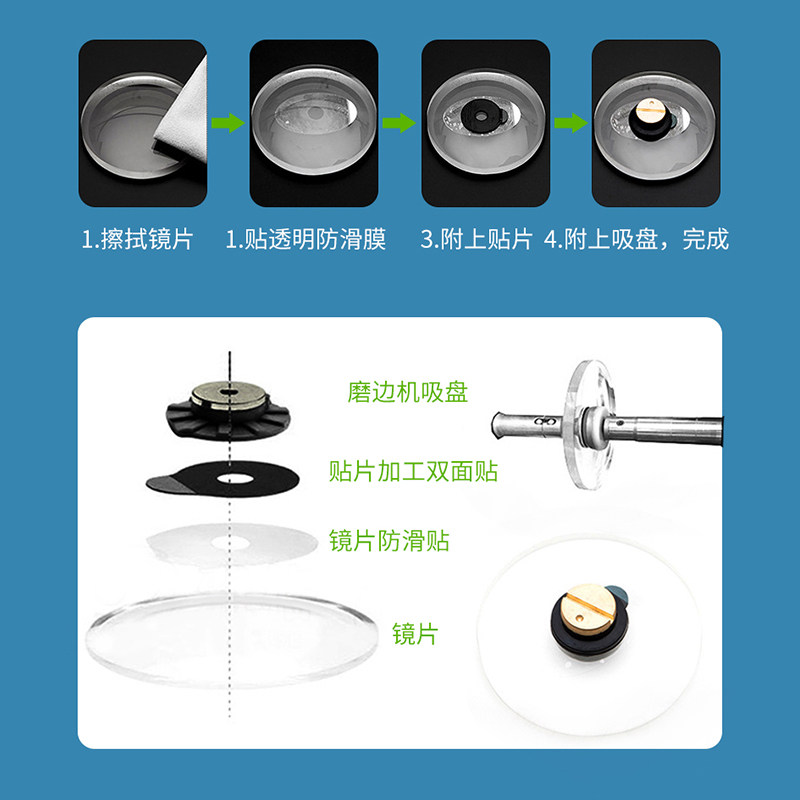 镜片磨抛光蓝色防滑贴 防跑轴无痕双面贴 镜片磨维修双面贴,淘宝优惠券,粉丝福利购,淘宝优惠卷