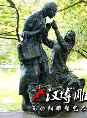 玻璃钢仿铜人物雕塑景观园林铸铜西方思考者人物铜雕人物可定制做