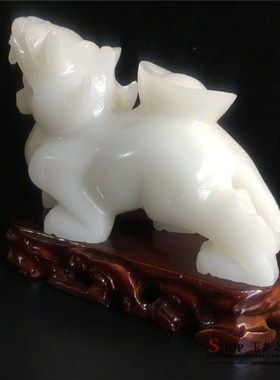 天然阿富汗玉貔貅摆件家居客厅办公室桌面玄关酒柜工艺品礼品摆设