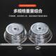 Electroplated pure iron barbell dumbbell piece home fitness dormitory gym weight increase plate 5 7.5 10 15 20KG