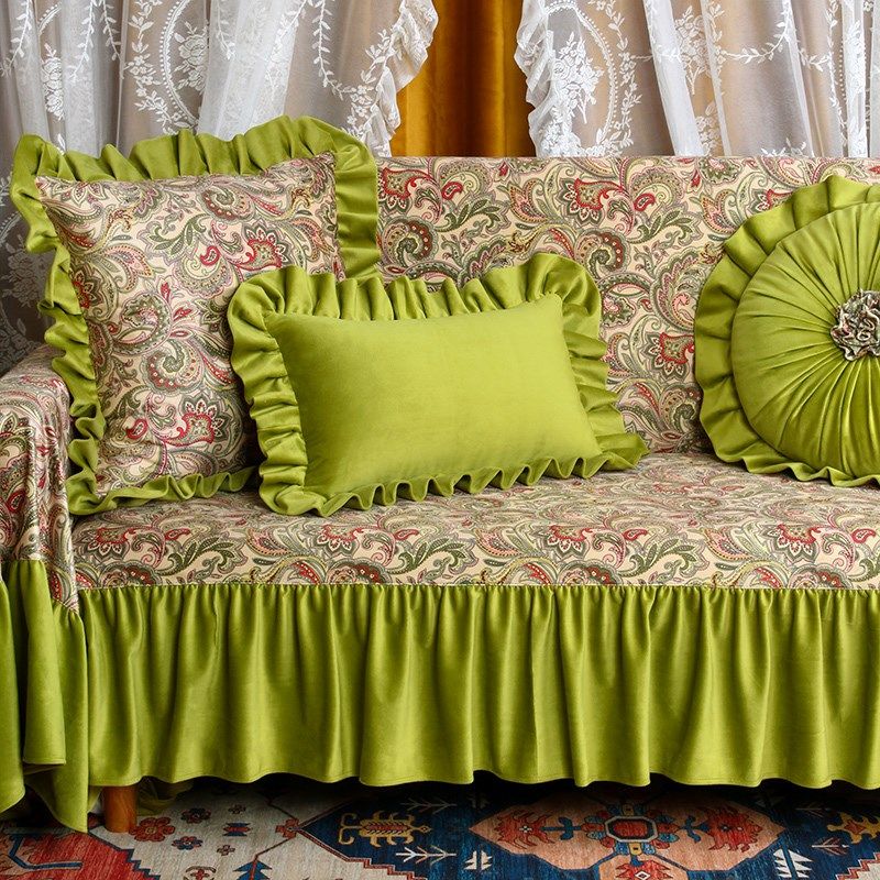 氛围感抱枕靠垫家居沙发腰靠造型枕美式手绘复古风靠背枕圆枕含芯,淘宝优惠券,粉丝福利购,淘宝优惠卷