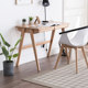 Zhimu Workshop pure solid wood desk 1.2 meters Nordic Japanese style simple beech computer desk 0.8 meters study desk
