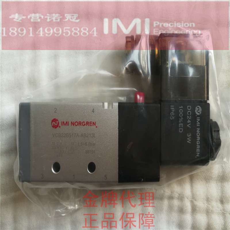 全新诺冠VCB22B511A-AB213L Norgren电磁阀 VCB22B517A AB9L 诺冠 - 图0