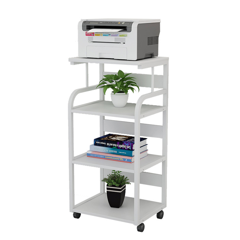 Printer rack multi-layer storage rack simple modern mobile floor-standing desk home mainframe storage rack