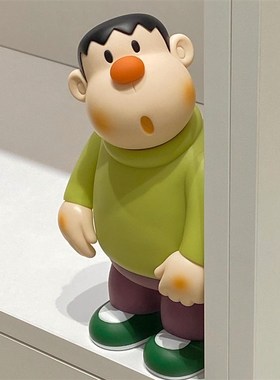 【新家的100个快递】胖虎摆件歪头手机支架桌面装饰入户玄关饰品