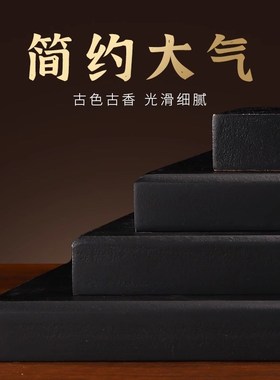 方形底座工艺品摆件黑色正方长方台工艺品摆件花瓶盆栽托盘底托台
