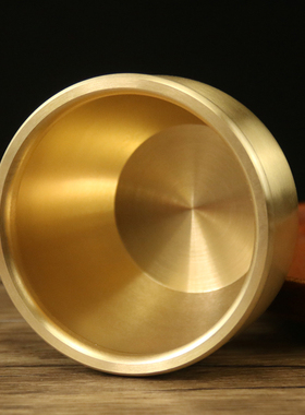 纯铜招财小铜缸摆件客厅中式聚宝盆家居装饰办公室桌面摆设一桶金