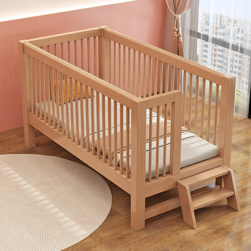 榉木儿童床婴g儿拼接床小床边床男孩女孩卧室加床拼床加宽拼接神,淘宝优惠券,粉丝福利购,淘宝优惠卷