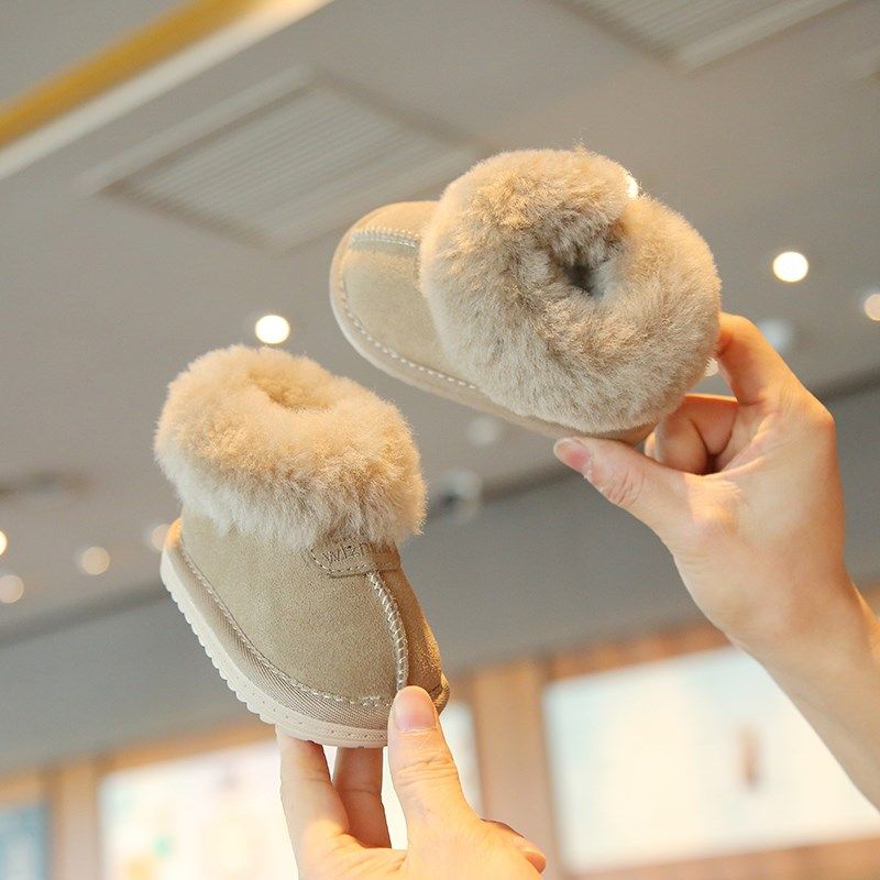 冬季女宝宝棉鞋1一2-3岁小童雪地靴加绒加厚保暖公主软底婴儿鞋子,淘宝优惠券,粉丝福利购,淘宝优惠卷