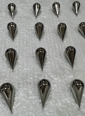 不锈钢水滴造型雕塑园林景观装饰品金属摆件酒店大堂室内悬挂吊饰