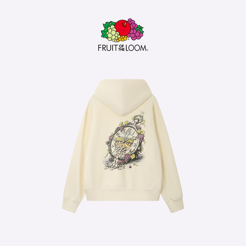 FRUIT OF THE LOOM鲜果布衣美式连帽廓形卫衣男款早春情侣外套女 - 图2