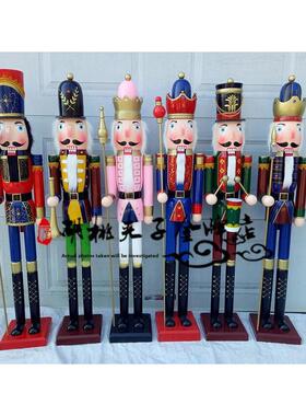 工厂直销120万胡桃夹子木偶婚礼家庭Ktv饰品吸引财富120cm人物