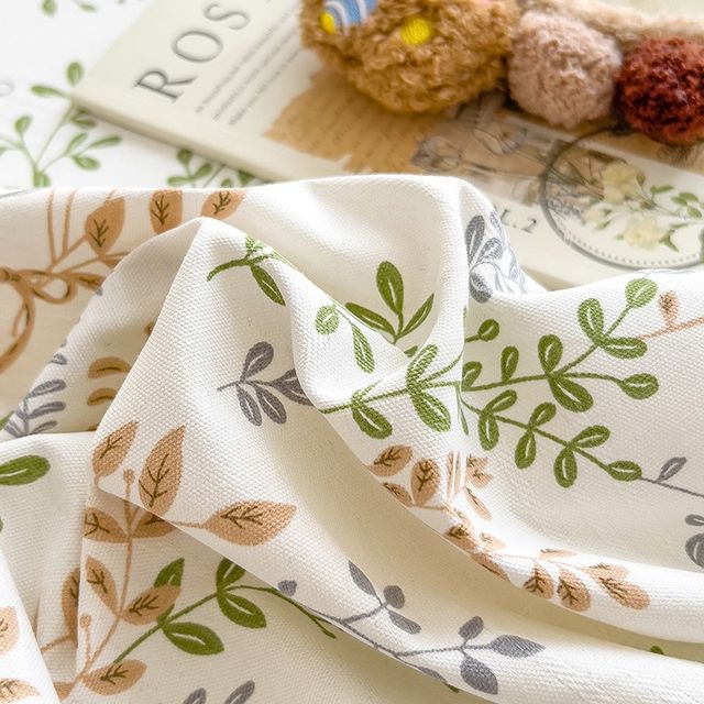 Small and fresh old coarse cloth sheets single piece cotton simple flower thickened single double linen quilt single bed cover
