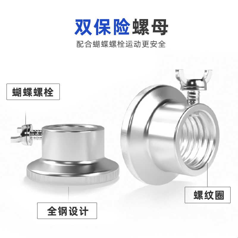 Pure iron 100kg barbell men's fitness home electroplated barbell set dumbbell barbell combination set large and small holes