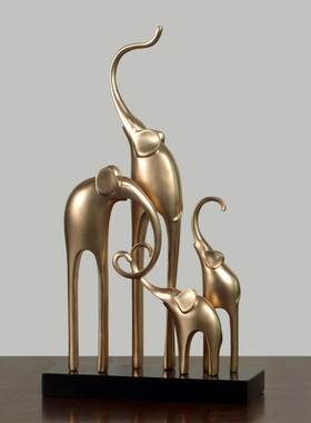 热销简约现代家居轻奢装饰品客厅电视柜酒柜样板房北欧大象艺术小