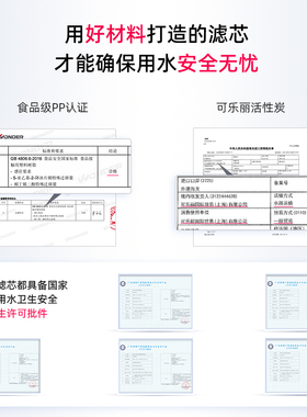 漫斯浦适用小米净水器滤芯1A 400G(MR432) /MR432D增强版/MR532D