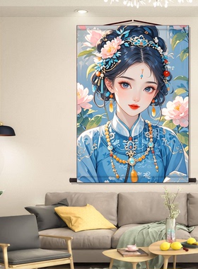新款洛神图神话仙女神像