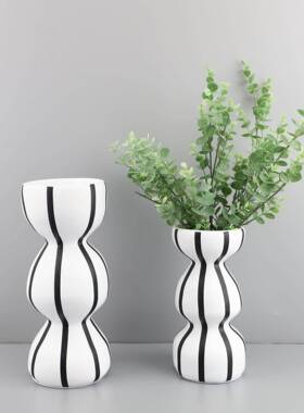 新中式创意树样脂葫芦条花器板房卧室房书客厅餐厅茶0161几桌面纹