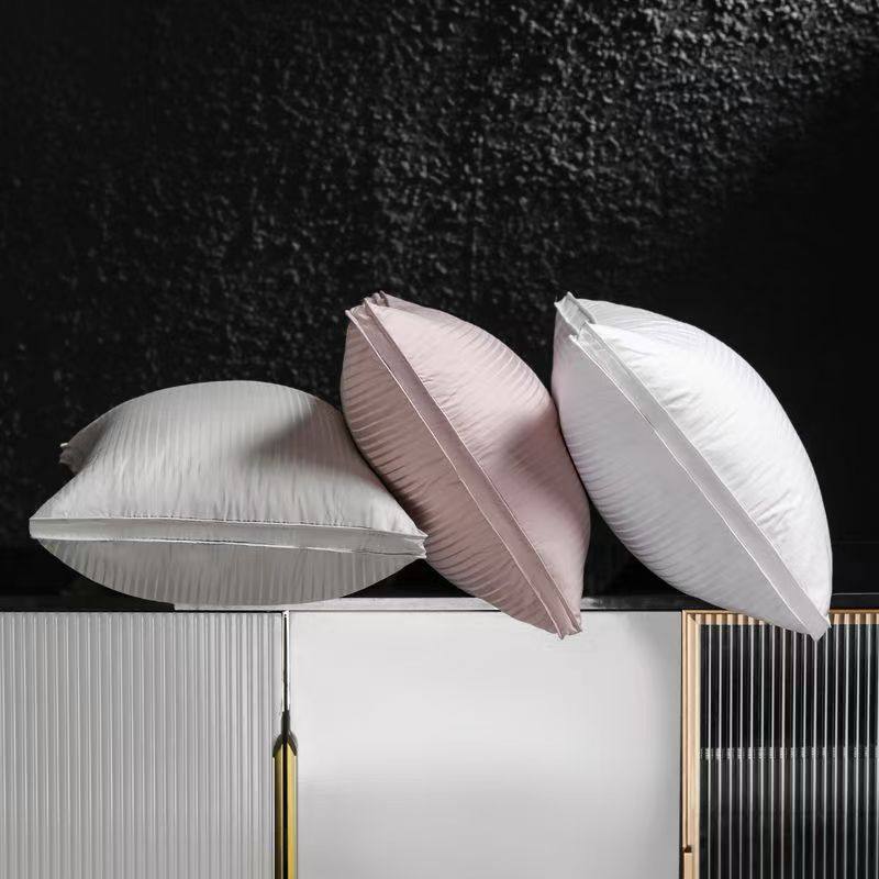 星级酒店鹅毛片枕头枕芯双边高回弹助眠护颈柔软家用民宿枕头单人,淘宝优惠券,粉丝福利购,淘宝优惠卷