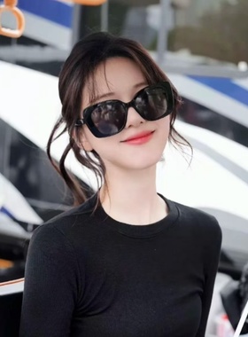 5422防紫外线猫眼韩版女logo墨镜