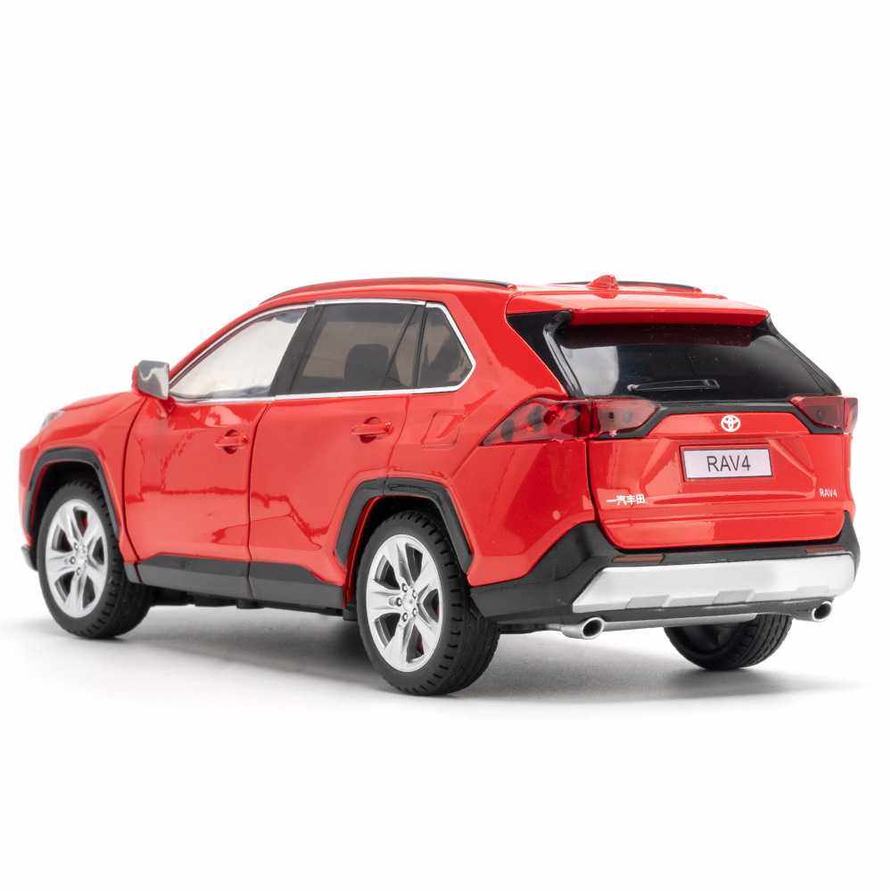 (泡沫盒装）仿真1:24RAV4荣放合金汽车模型摆件收藏正版授权,淘宝优惠券,粉丝福利购,淘宝优惠卷