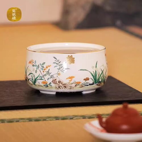 莺歌烧电陶炉煮茶套装室内围炉煮茶炉家用小型烧水冲泡茶壶煮茶器 - 图2