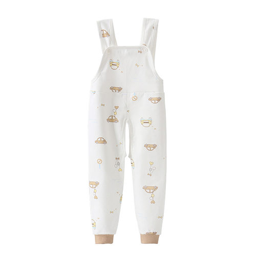 婴儿抱婴袋裤女宝纯棉儿童卫生裤男童E裤子男宝宝开档裤女童春秋 - 图3