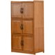 Simple bookshelf student bookcase solid wood storage door cabinet storage cabinet office file cabinet information filing cabinet