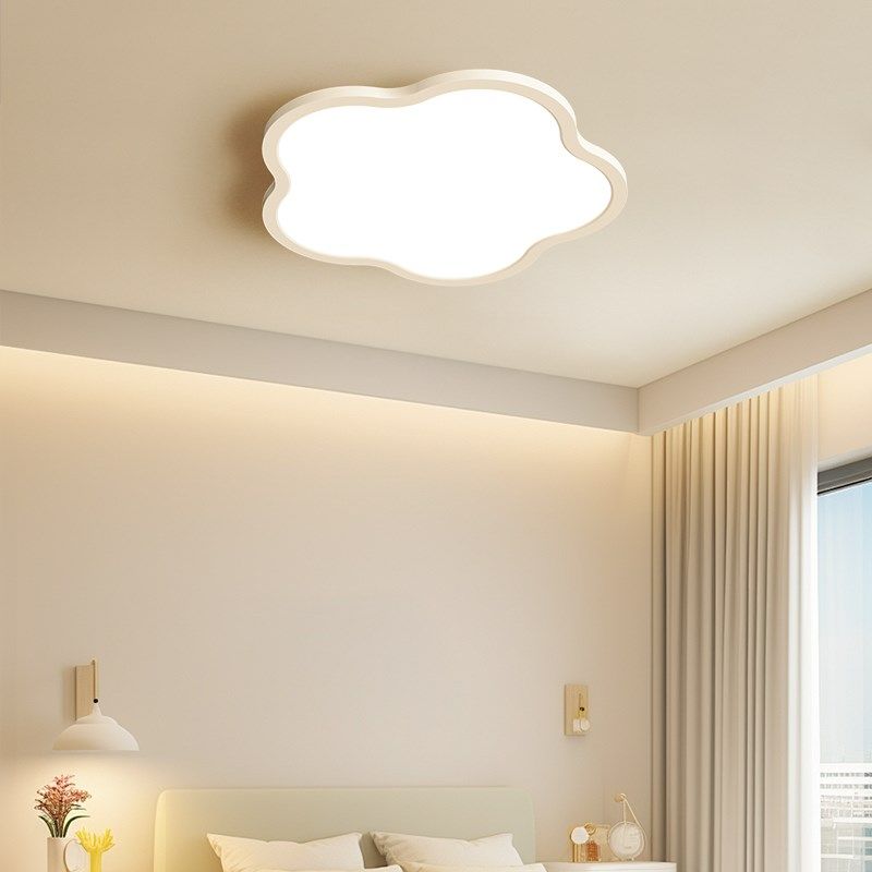 卧室灯吸顶灯全光谱中山灯具超薄花朵儿童房书房间学习专用护眼灯,淘宝优惠券,粉丝福利购,淘宝优惠卷