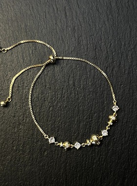 AvoStudio复古手链金珀星芒