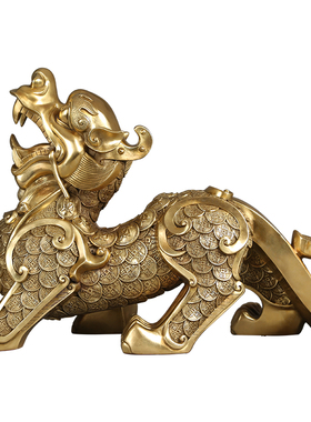 铜欣祥 全铜貔貅摆件家居装饰品客厅玄关办公室摆设开业礼品摆件