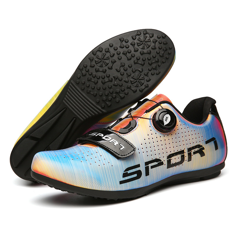 Cycling shoes, road bike locking shoes, men's and women's cycling shoes, mountain bike hard-soled non-locking shoes, dynamic cycling shoes, booster shoes