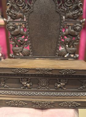 法座/佛台/佛像底座/20公分紫铜材质/可放10厘米左右佛像