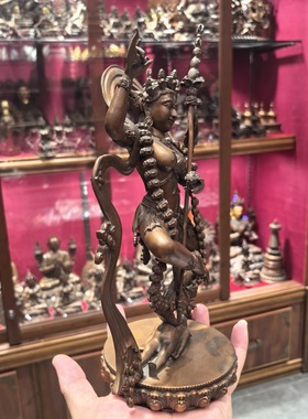 金刚亥母/多吉帕姆/多吉帕母/25cm紫铜佛像梵天佛堂供奉摆件