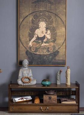 佛台佛像底座佛龛仙家供桌神台加高香案财神爷供奉家用垫高供台