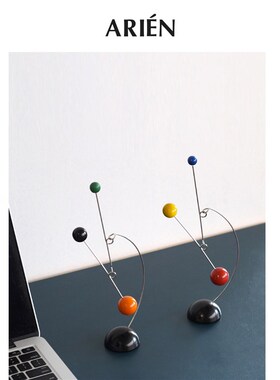 认准!Desk Mobiles考尔德艺术平衡装置动态雕塑小众侘寂摆件