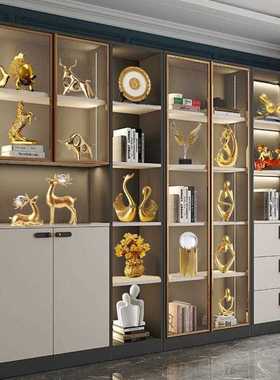 直销新款客厅家居酒柜装饰工艺品轻奢高档玄关电视柜办公室乔迁复