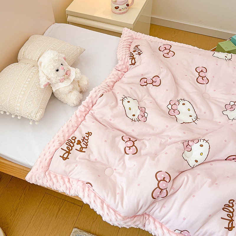 A类母婴级三丽鸥kt猫豆豆被儿童可裸睡被子被芯秋冬季奥特曼卡通,淘宝优惠券,粉丝福利购,淘宝优惠卷