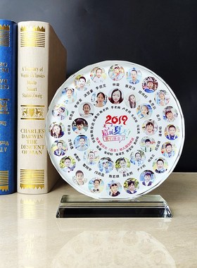 毕业季纪念品定制送同学班级聚会合影照片大学高中幼儿园毕业摆件