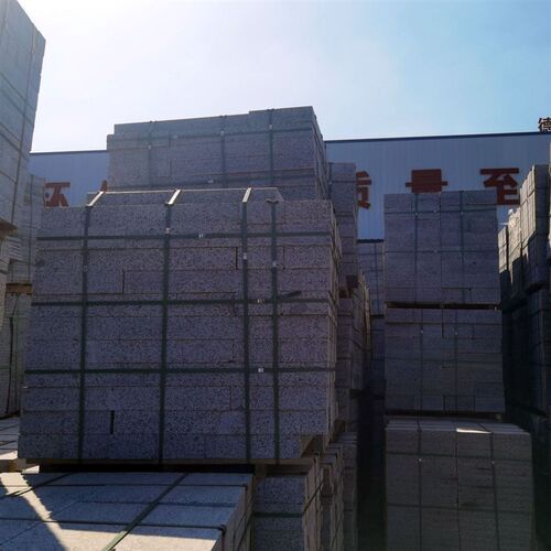 天然花岗岩芝麻黑火烧板铺地石材市政园林广场人行道工程幕墙干挂 - 图0