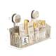 Suction cup storage rack without hole punching wall hang