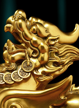 招财貔貅摆件一对家居客厅玄关酒柜皮丘前台装饰品店铺开业礼物