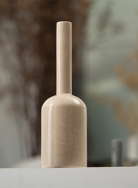 侘寂风欢醉大理石摆件欧式客厅家居简约装饰品样板间客厅饭厅桌面