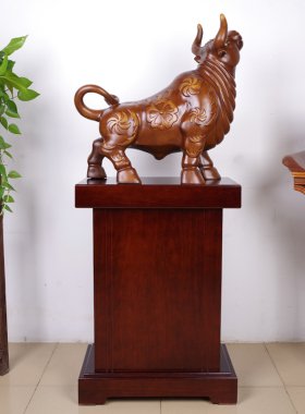 大号牛摆件落地运势如虹工艺品公司开业礼品办公室店铺招财牛摆设