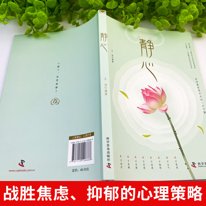 静心 修身养性战胜焦虑抑郁的心理自我疗愈心理学做自己的心理医生情绪管理烦恼缓解压书籍心理策略心灵励志静心,淘宝优惠券,粉丝福利购,淘宝优惠卷