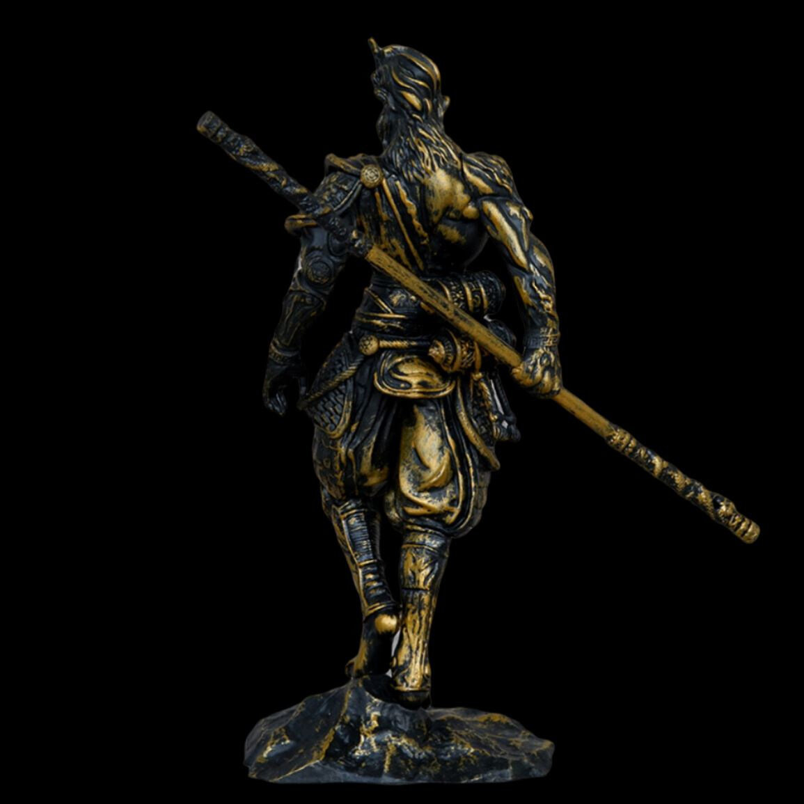 黑神话悟空手办地狱火斗战胜佛工艺品摆饰齐天大圣仿铜暗黑模型